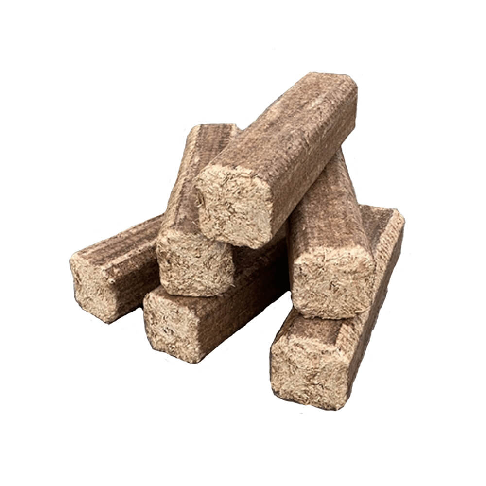 Brennholzbriketts