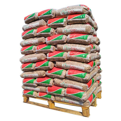 Ecofogo Holzpellets ENplus A1 – 100 % Kiefer aus Spanien, ohne Zusatzstoffe