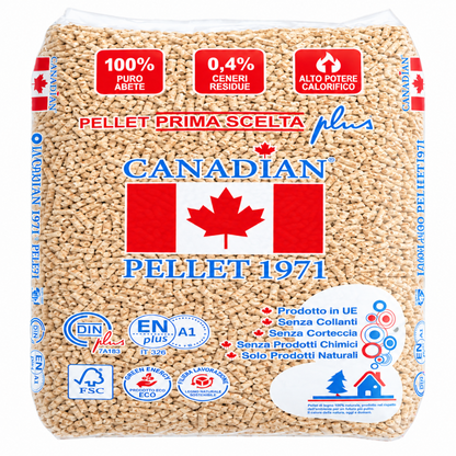 Canadian Pellet 1971 ENplus A1 – 15 kg Sack (Palette 70 Säcke)